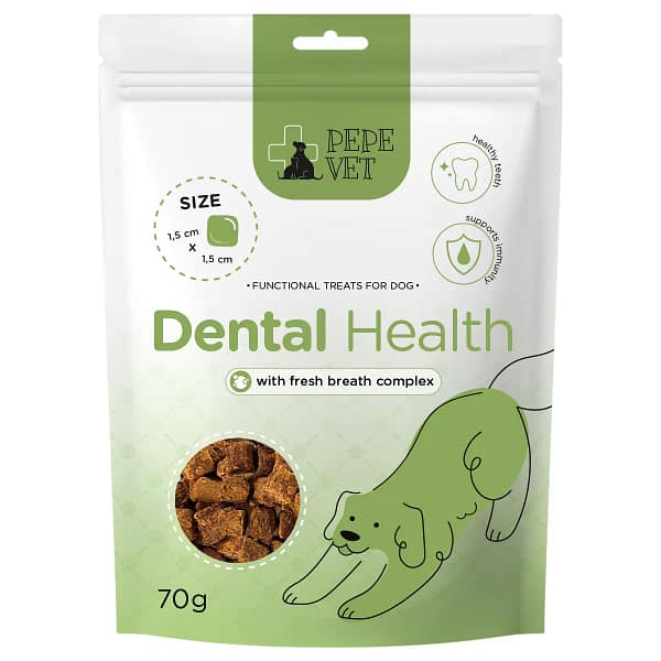 🦷 PEPE VET Dental Health (70 g) – Funktionel mundpleje i hver bid! ✨