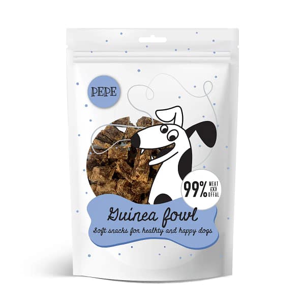 🪶 PEPE Perlehønegodbidder (70 g) – Eksklusiv fuglesmag til træningen! ✨